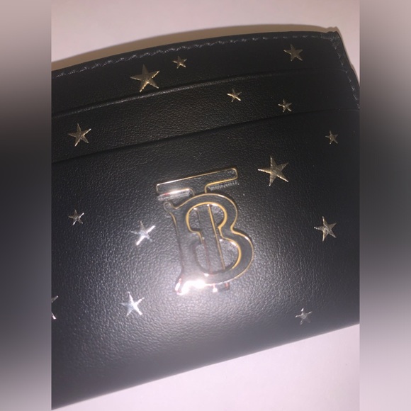 BURBERRY LEATHER STAR PRINT CARD CASE - Picture 2 of 6